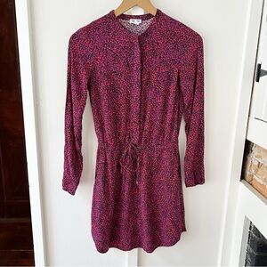 SPLENDID pink leopard west village dress